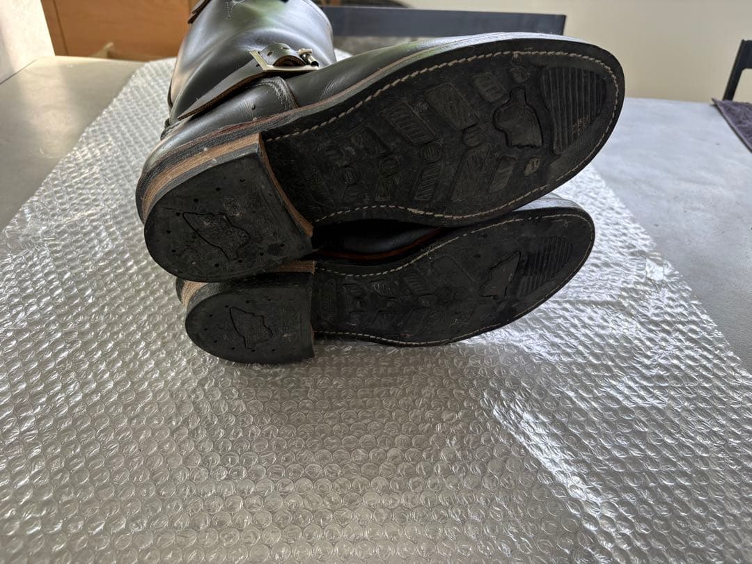 レッドウィング　9268 ブラックレザーエンジニアブーツ　2268