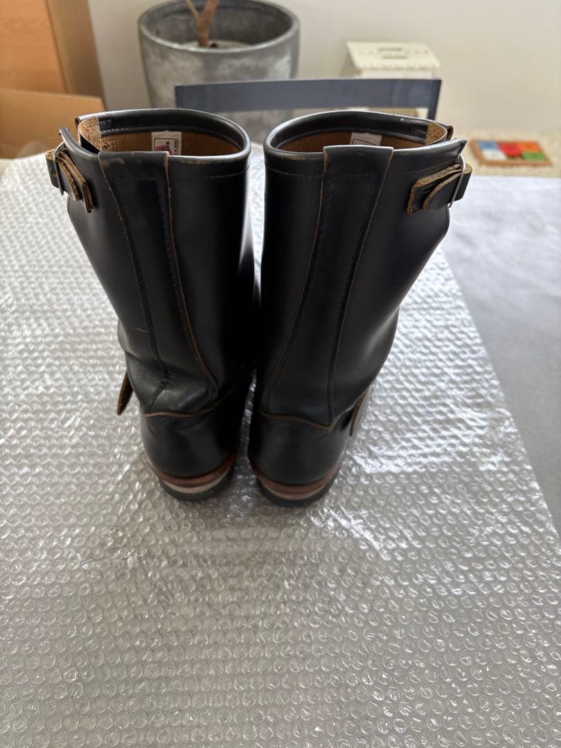 レッドウィング　9268 ブラックレザーエンジニアブーツ　2268