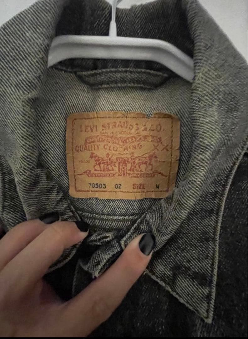 リーバイス　デニムジャケット　先染め