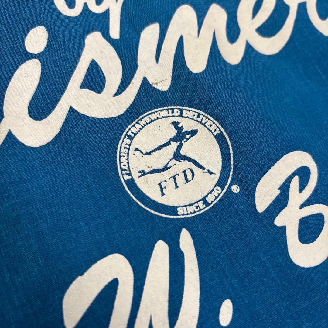 USA製 ヒルトン　ボーリングシャツ　開襟シャツ　ヴィンテージ　古着　ブルー　M