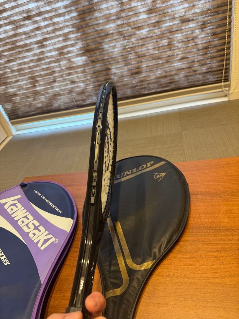 DUNLOP 硬式テニスラケット 3本