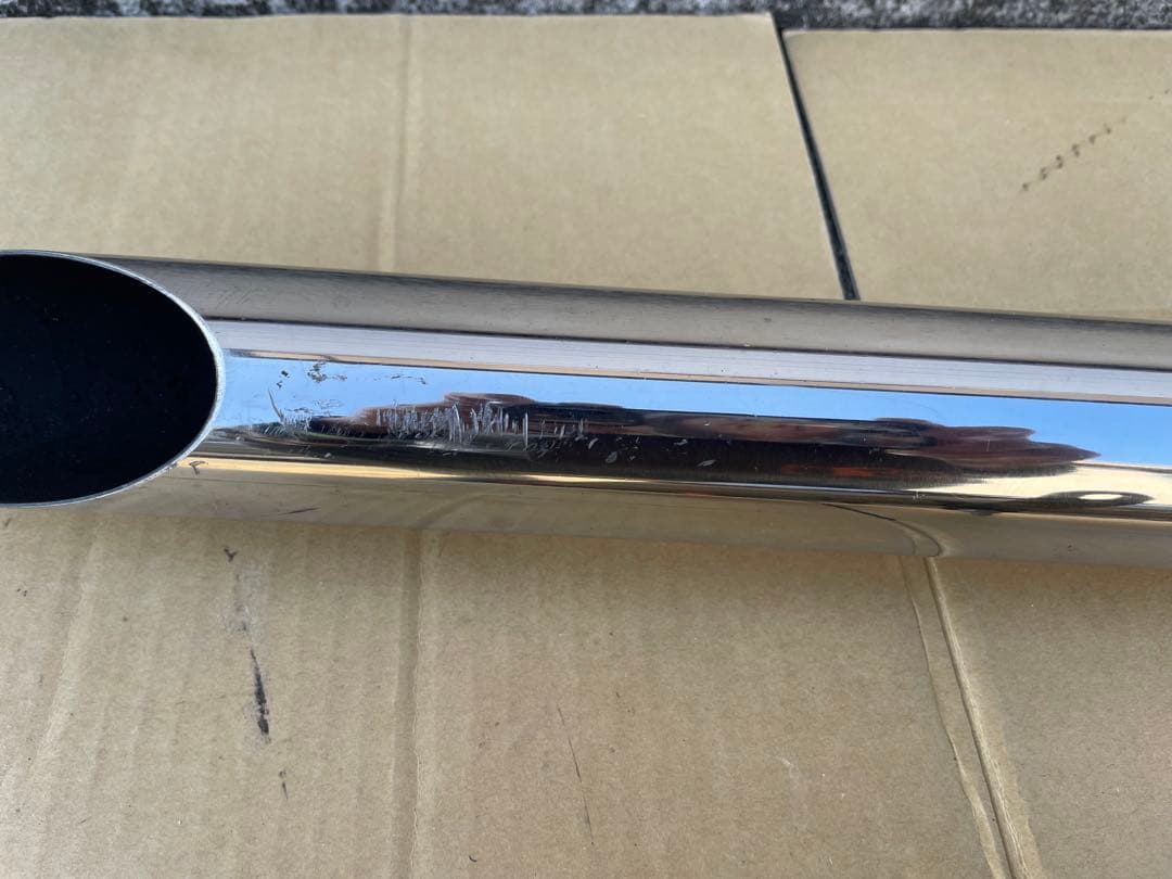 ドラッグスター250スラッシュカットマフラーです。