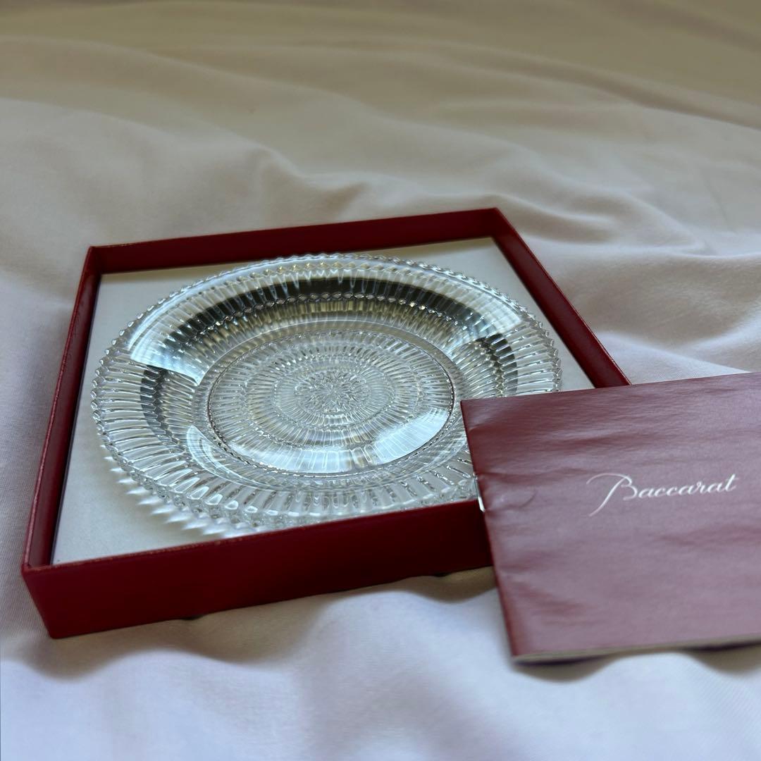 【新品】Baccarat バカラ ミルニュイ プレート 12cm 2枚セット