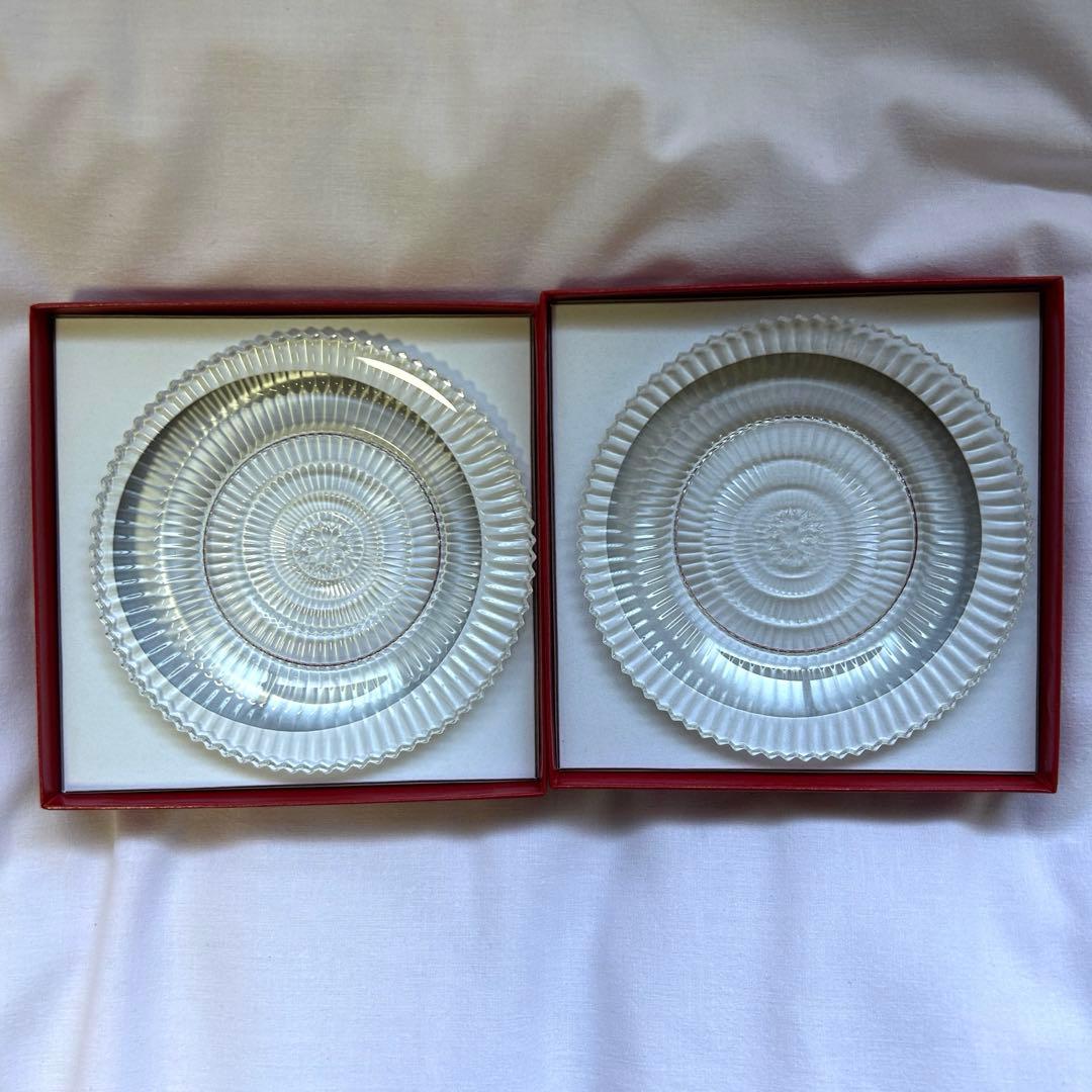 【新品】Baccarat バカラ ミルニュイ プレート 12cm 2枚セット