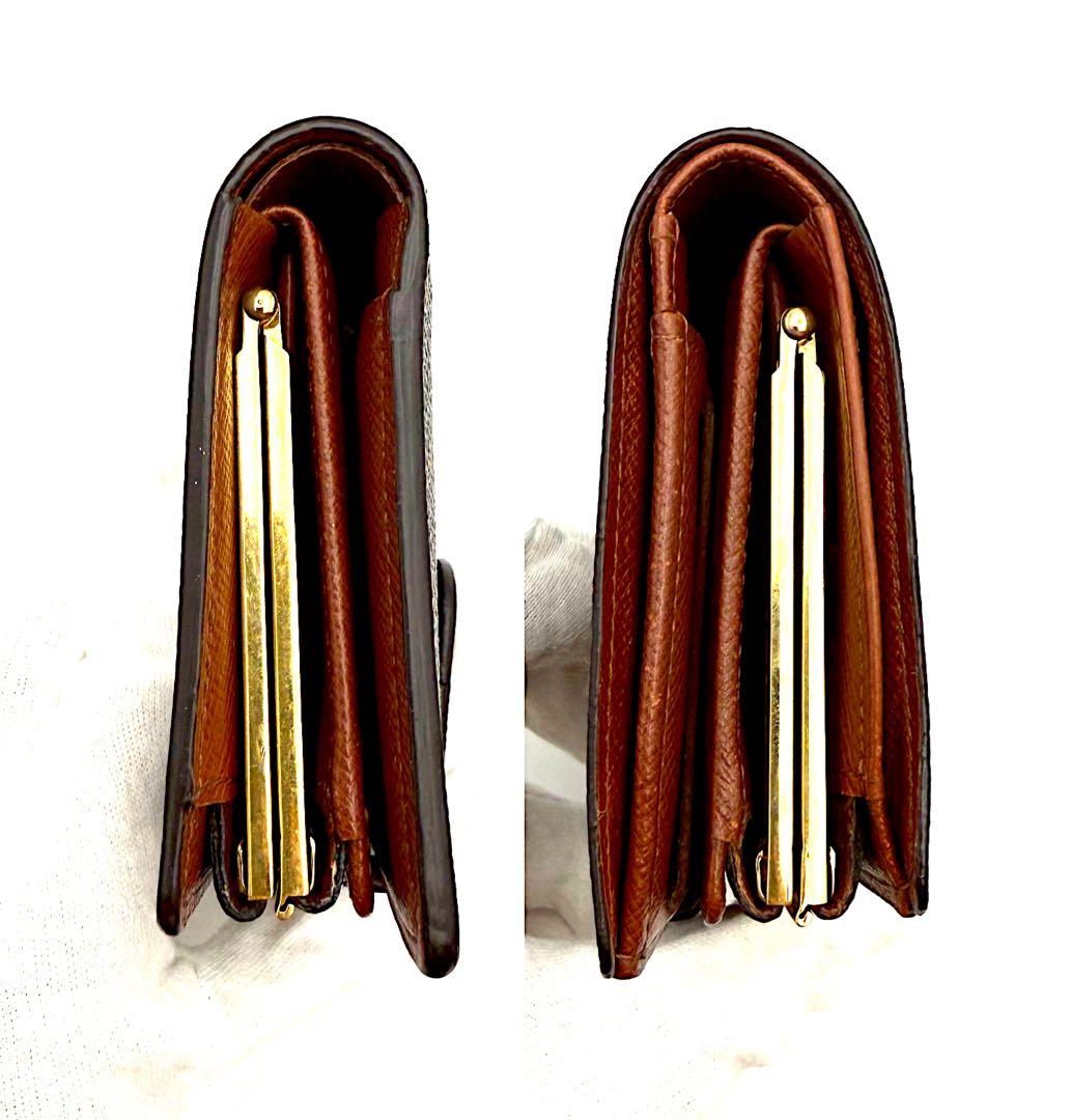 ルイヴィトン ヴィエノワ モノグラム がま口 二つ折り財布