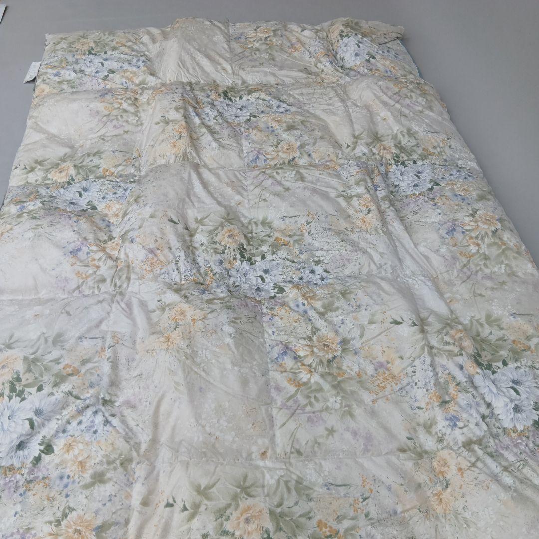 羽毛掛けふとん　カナダ産　　ホワイトグ−スダウン95%　シングルサイズ