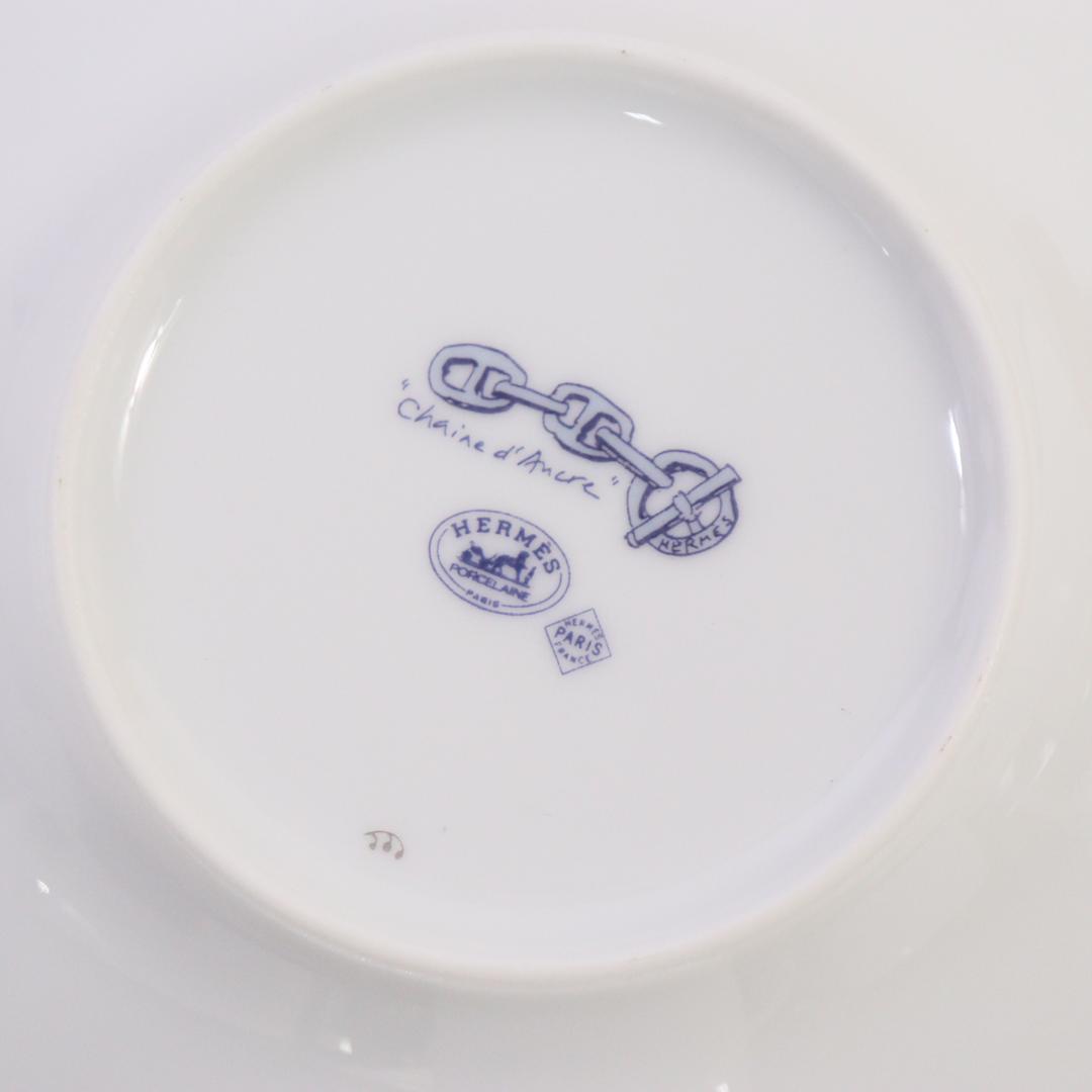◆エルメス HERMES 食器 カップ＆ソーサー ペアセット シェーヌダンクル
