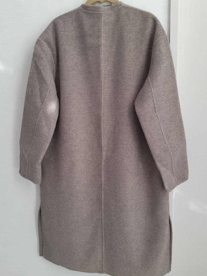 未使用　23区 ウールリバーツイルノーカラーコート