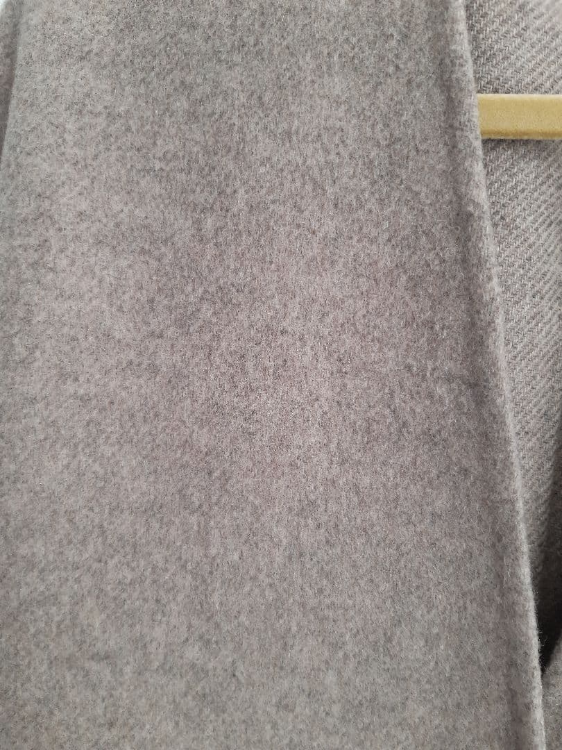 未使用　23区 ウールリバーツイルノーカラーコート