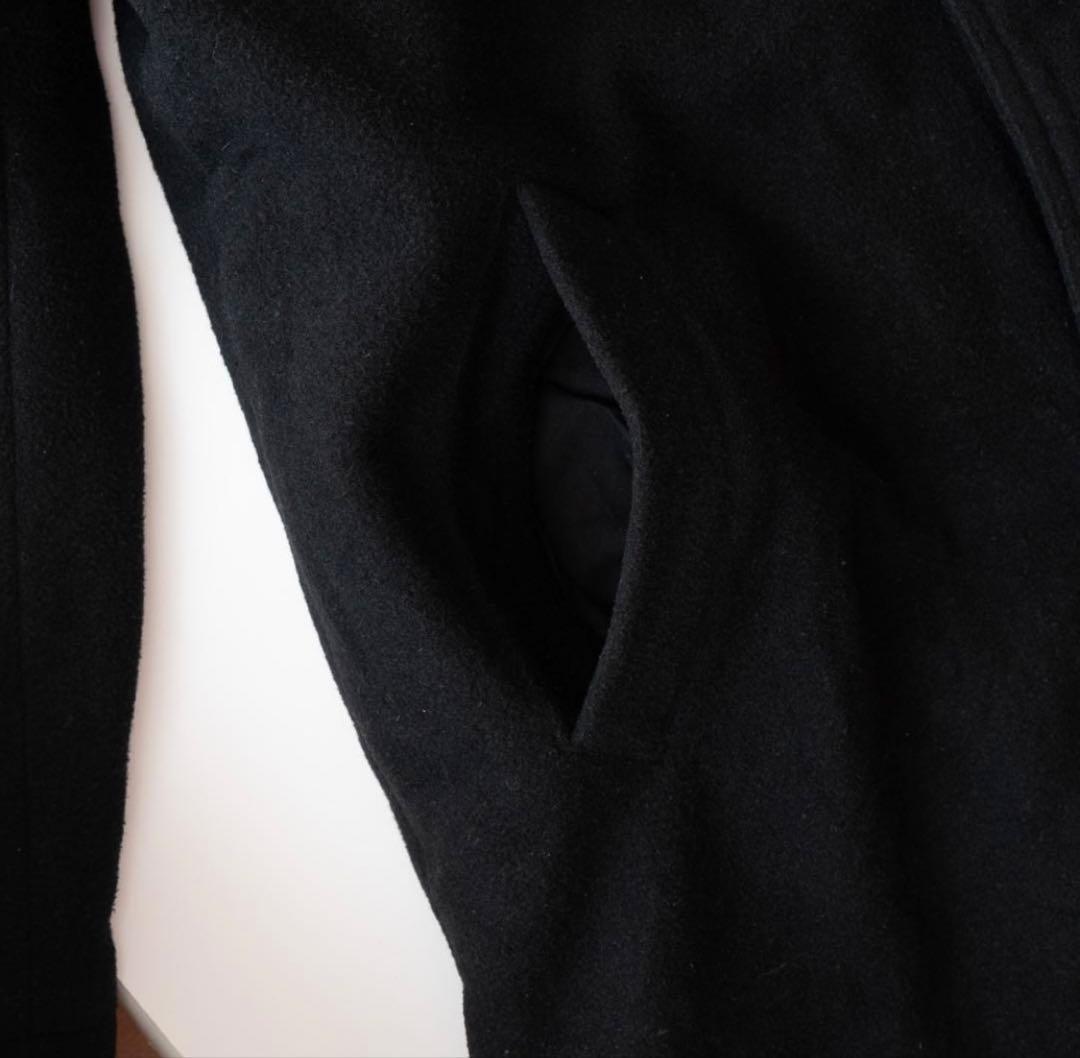 ⚠️CHAPS ✨チャップス❣️ウールメルトンコート44(XXL〜3XL)黒ブラック