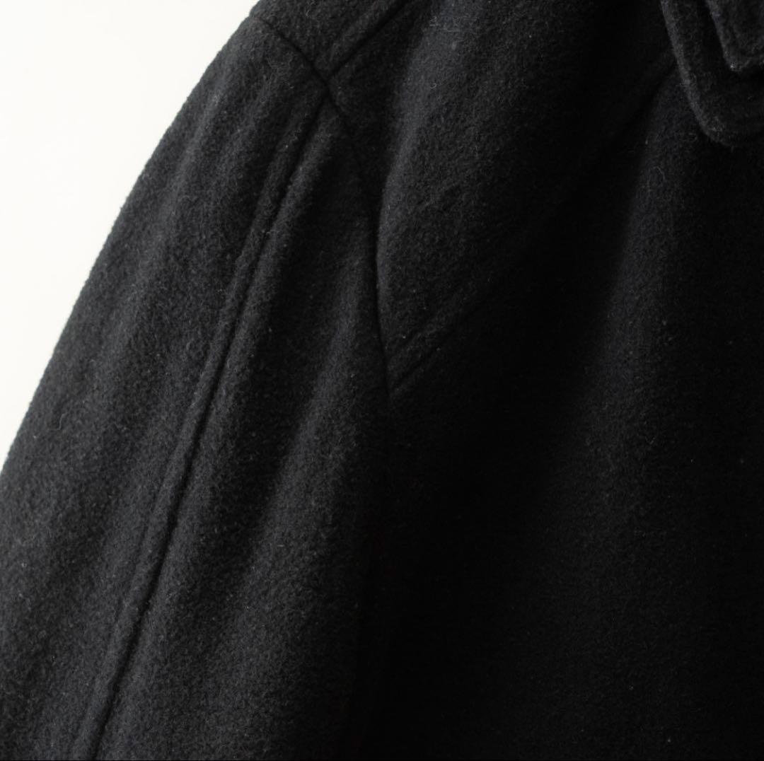 ⚠️CHAPS ✨チャップス❣️ウールメルトンコート44(XXL〜3XL)黒ブラック