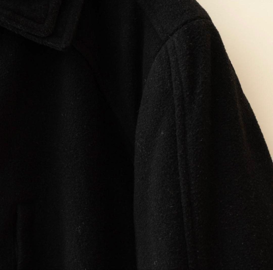 ⚠️CHAPS ✨チャップス❣️ウールメルトンコート44(XXL〜3XL)黒ブラック
