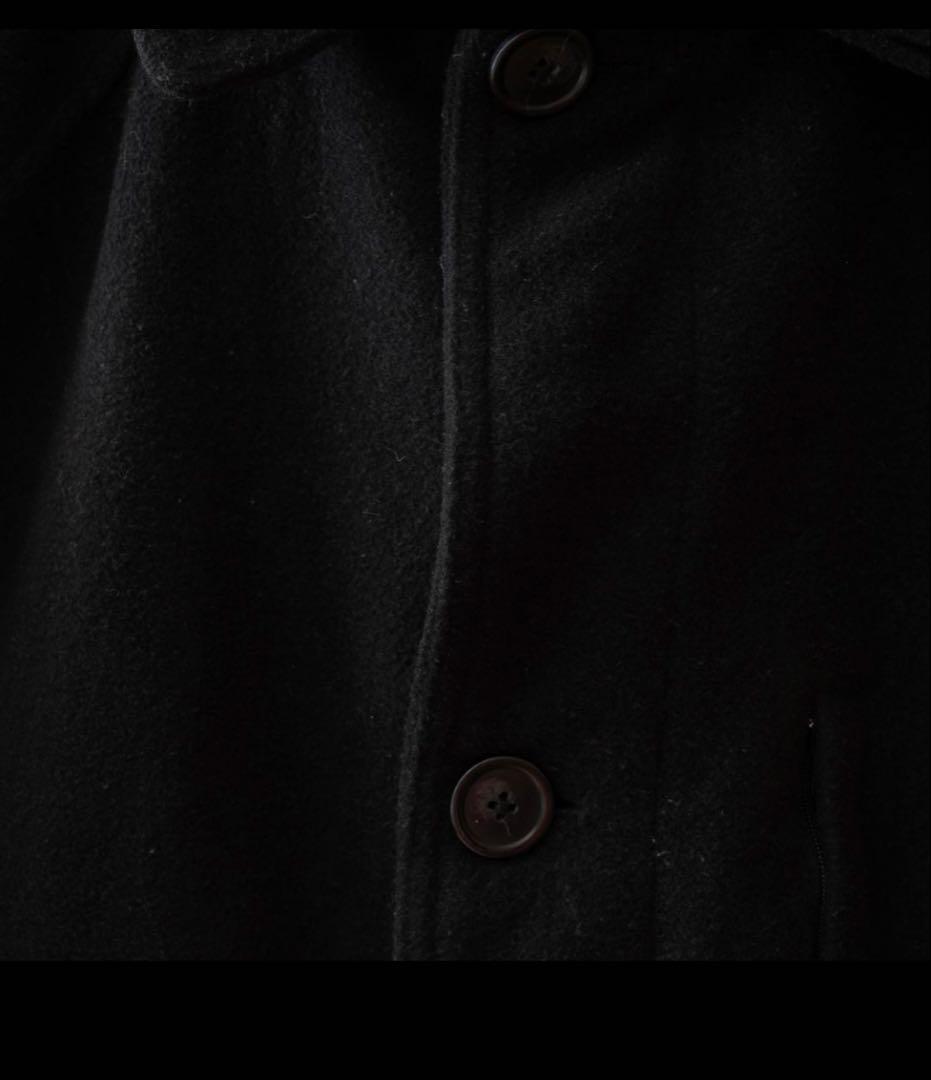 ⚠️CHAPS ✨チャップス❣️ウールメルトンコート44(XXL〜3XL)黒ブラック