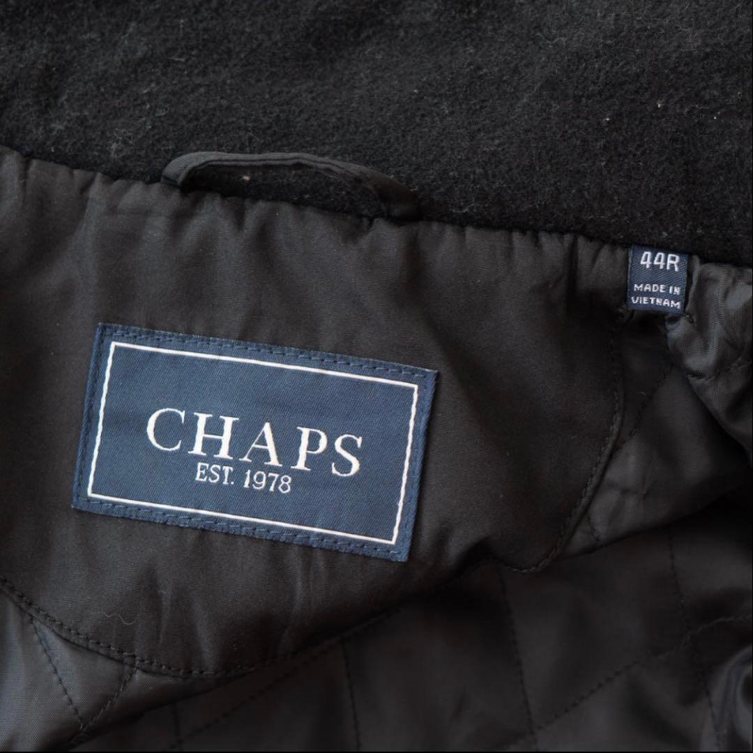 ⚠️CHAPS ✨チャップス❣️ウールメルトンコート44(XXL〜3XL)黒ブラック