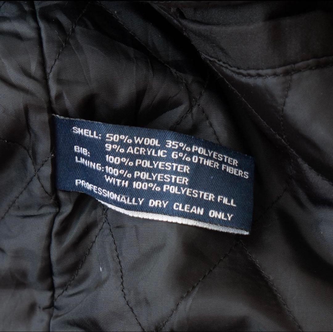 ⚠️CHAPS ✨チャップス❣️ウールメルトンコート44(XXL〜3XL)黒ブラック