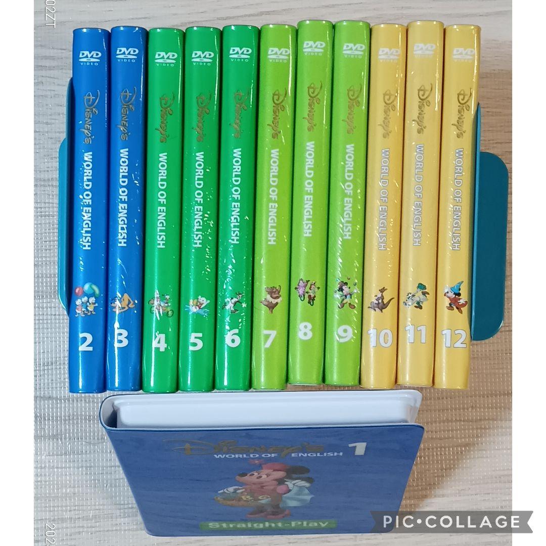 88‐⑰DWE ディズニー英語システム ストレートプレイDVD1〜12巻