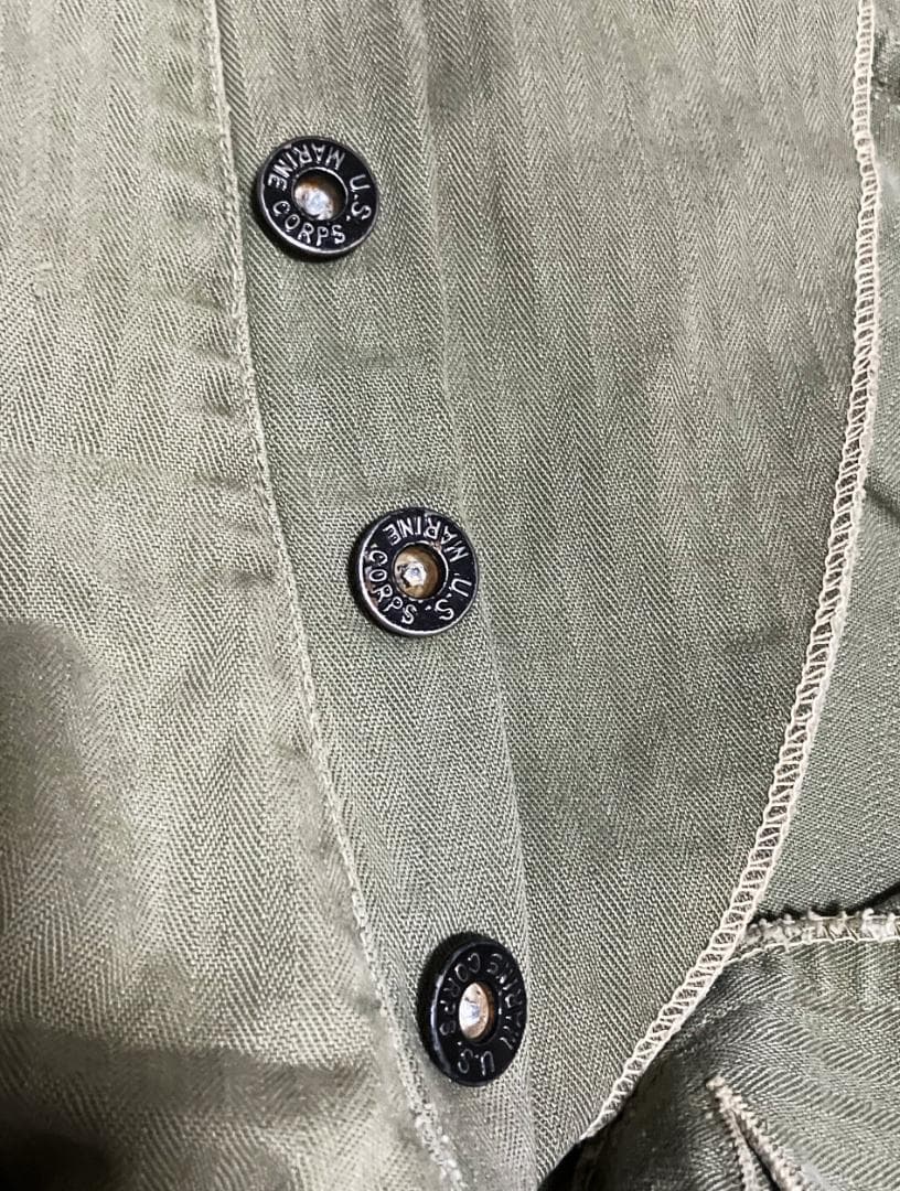 【JANK】米軍 実物 40’s U.S.M.C. P-44 HBTトラウザーズ