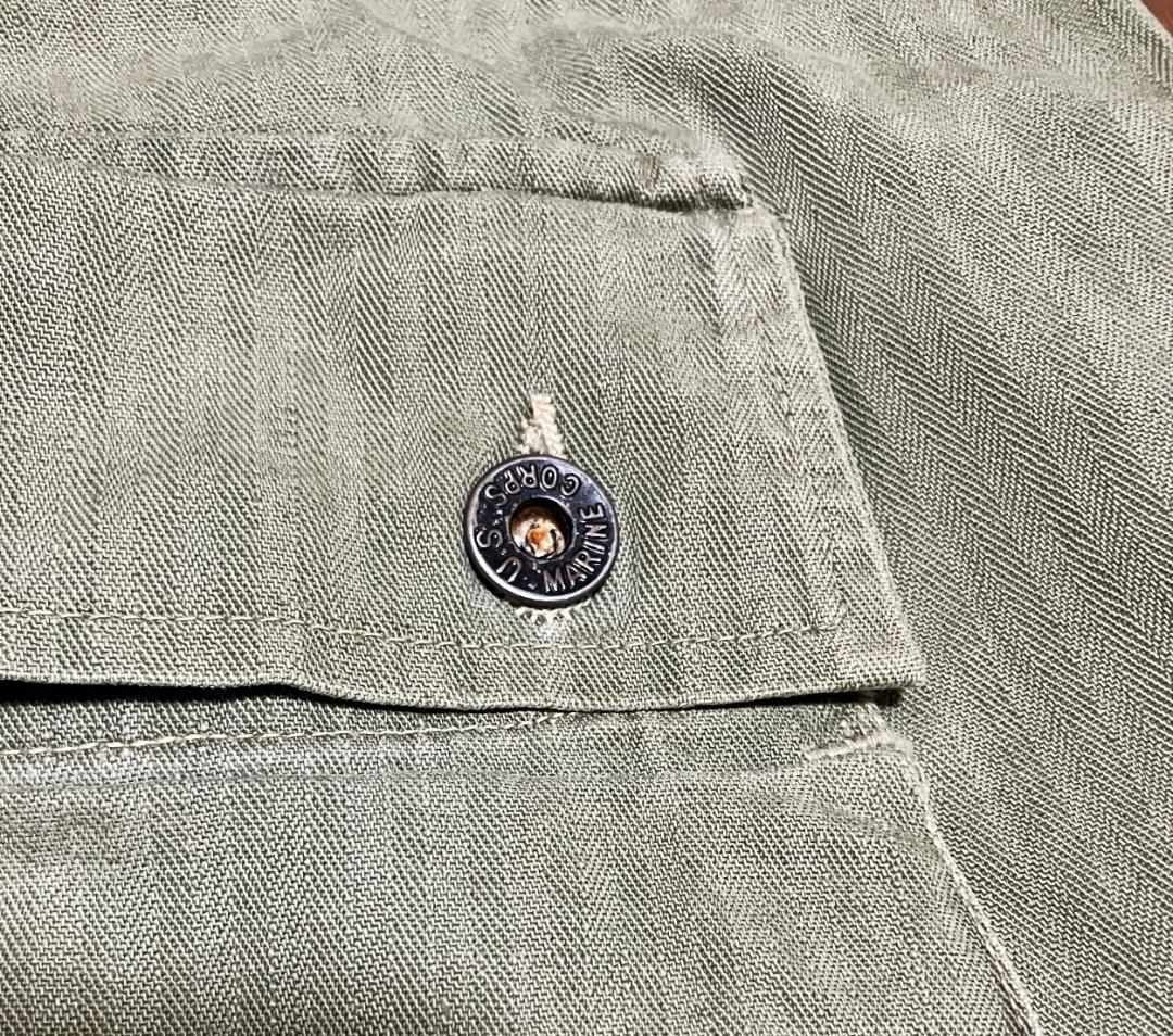 【JANK】米軍 実物 40’s U.S.M.C. P-44 HBTトラウザーズ