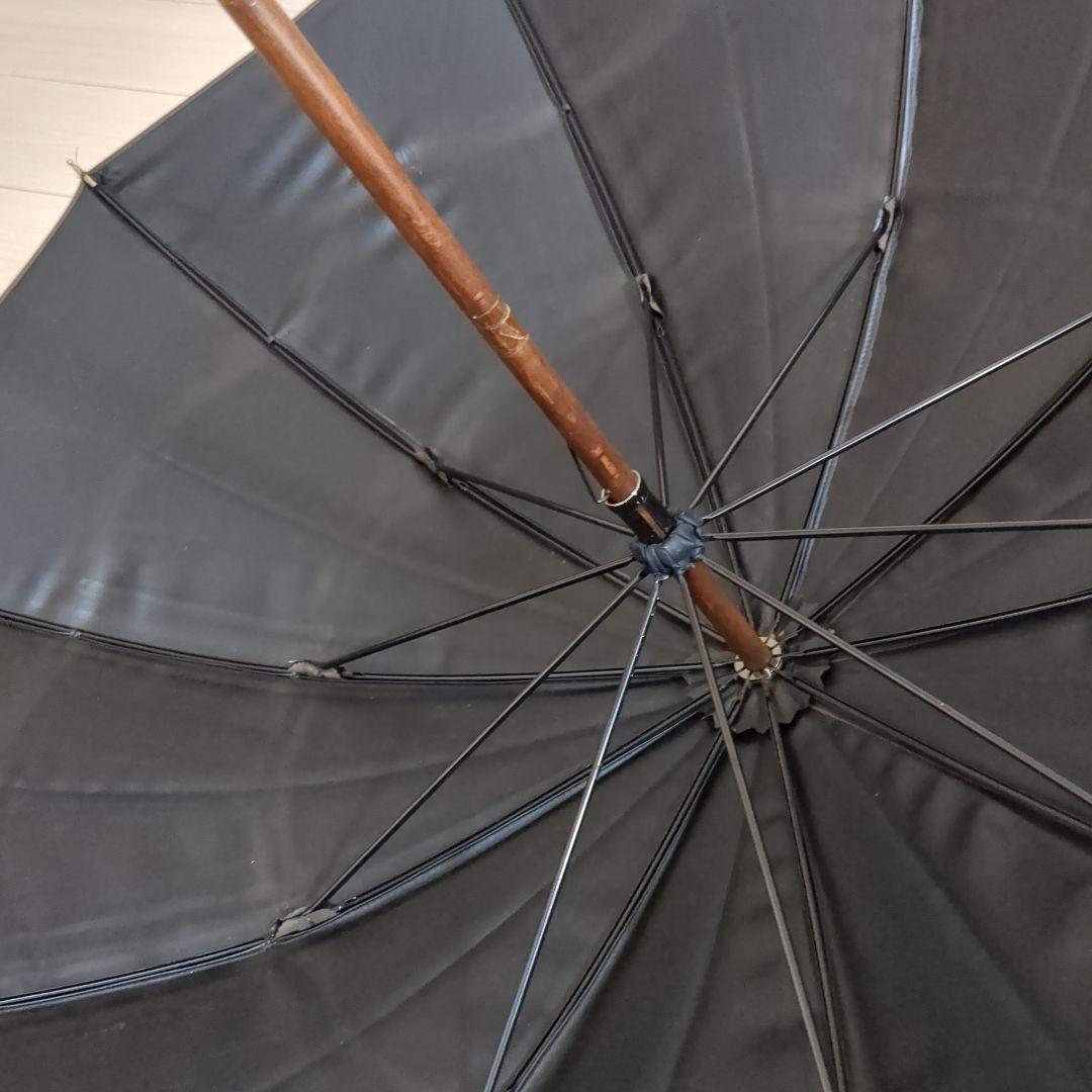 サンバリア100 長傘　S 木製ブラウン