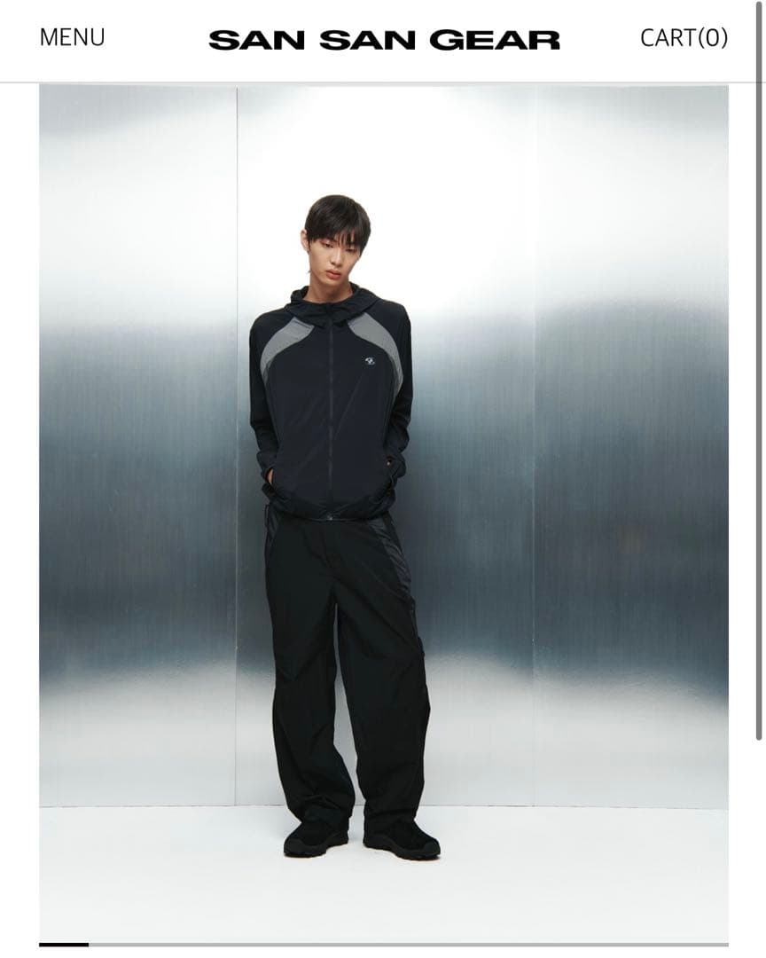 ウォーキング・ランニングウェア SAN SAN GEAR Running Jacket black 24FW