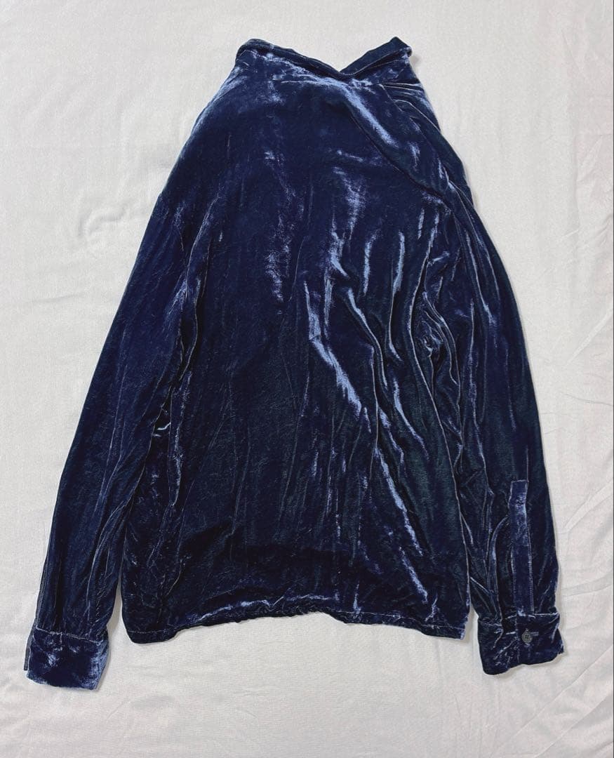 早い者勝ち　ZARA STUDIO ベルベット セットアップ 上下 シルク M