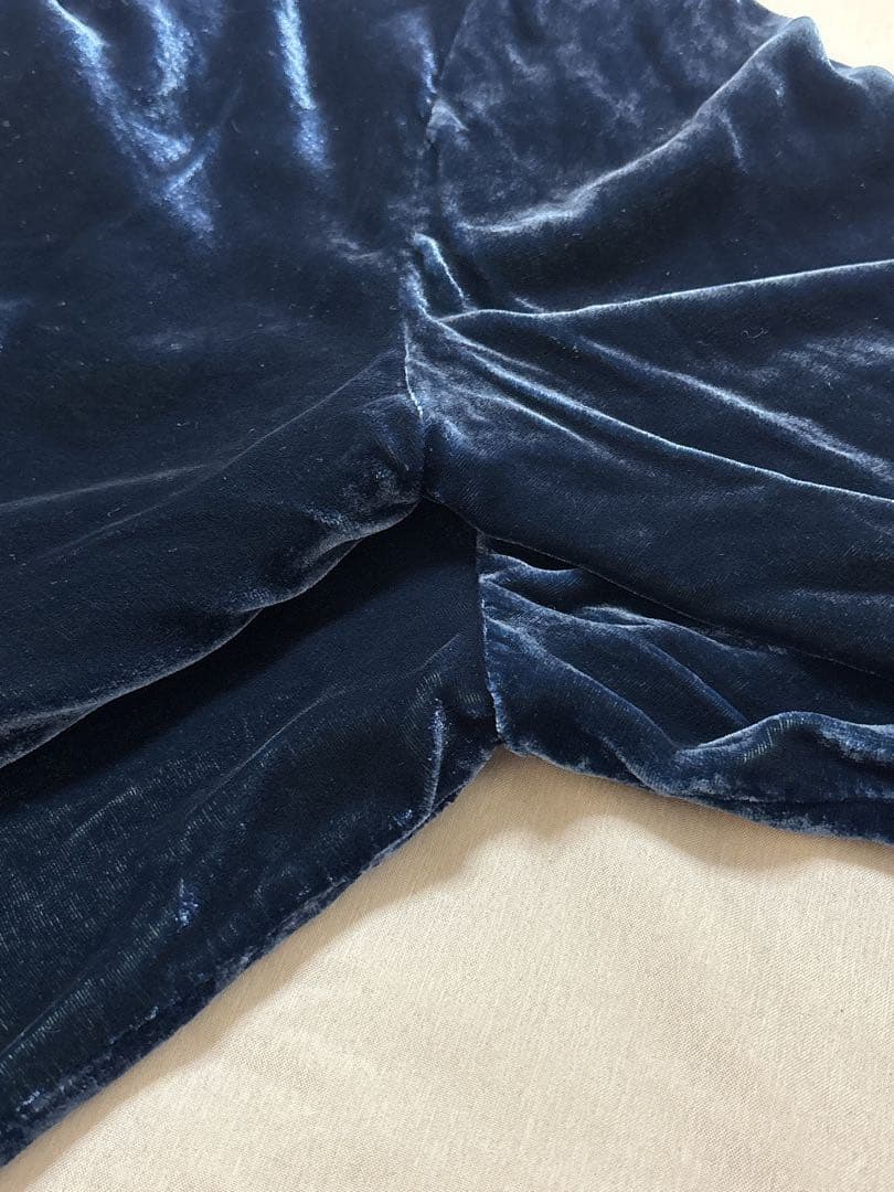 早い者勝ち　ZARA STUDIO ベルベット セットアップ 上下 シルク M