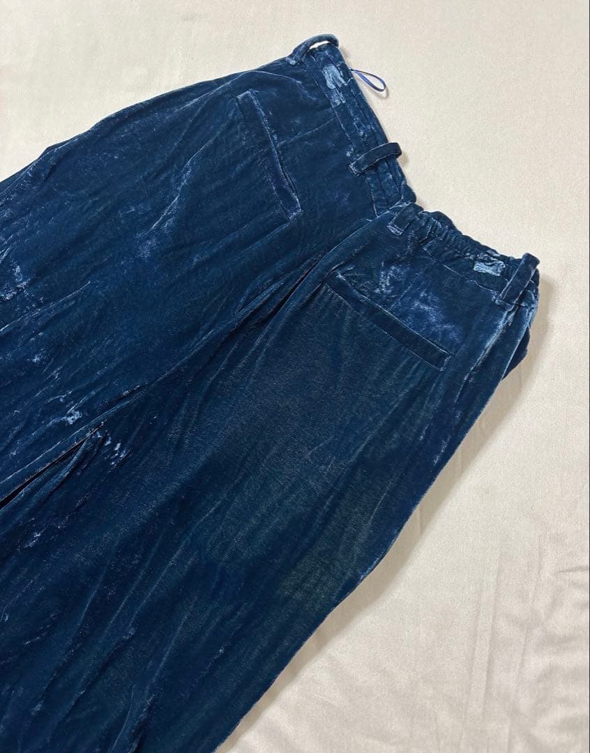 早い者勝ち　ZARA STUDIO ベルベット セットアップ 上下 シルク M