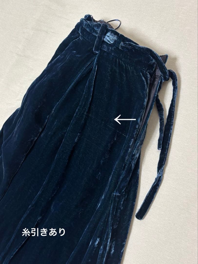 早い者勝ち　ZARA STUDIO ベルベット セットアップ 上下 シルク M