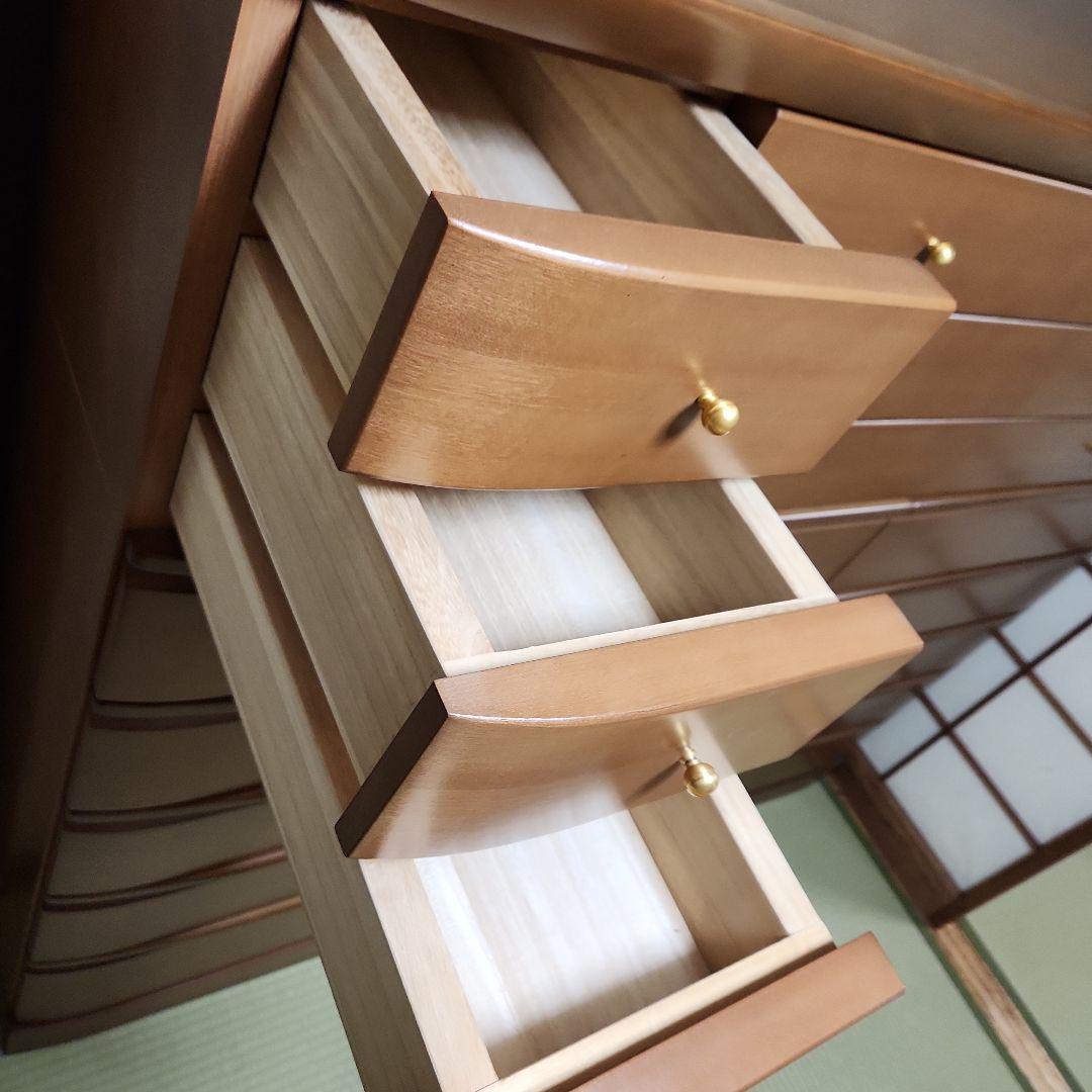 府中家具　桐材 箪笥　ワイドチェスト