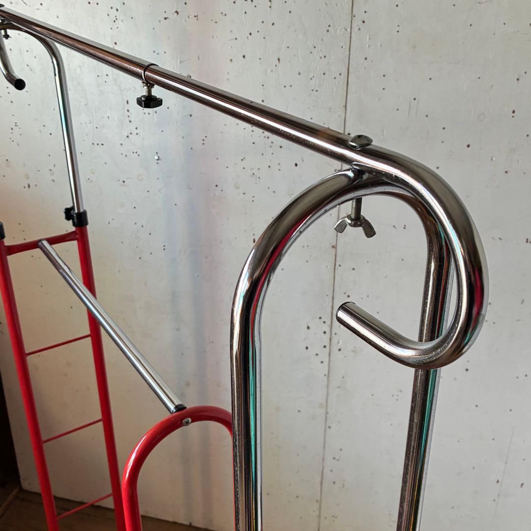 ヴィンテージ 伸縮式 ハンガーラック レトロ ミッドセンチュリー