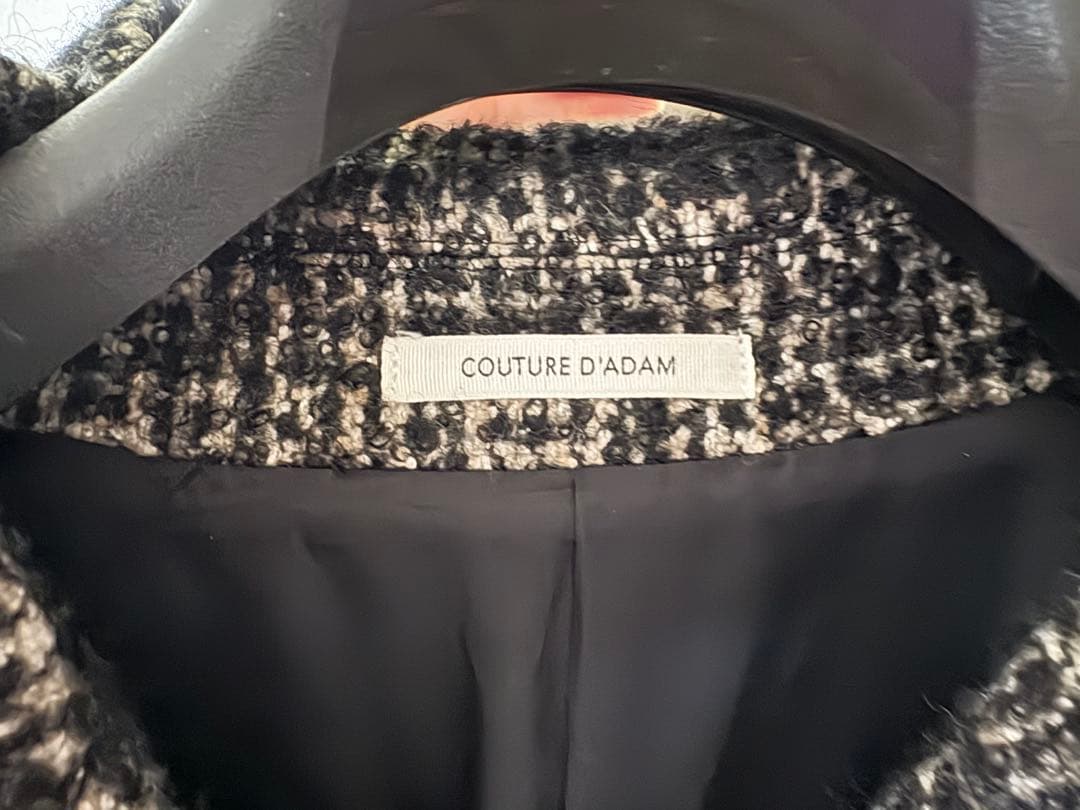 COUTURE D'ADAM ツイードロングコート
