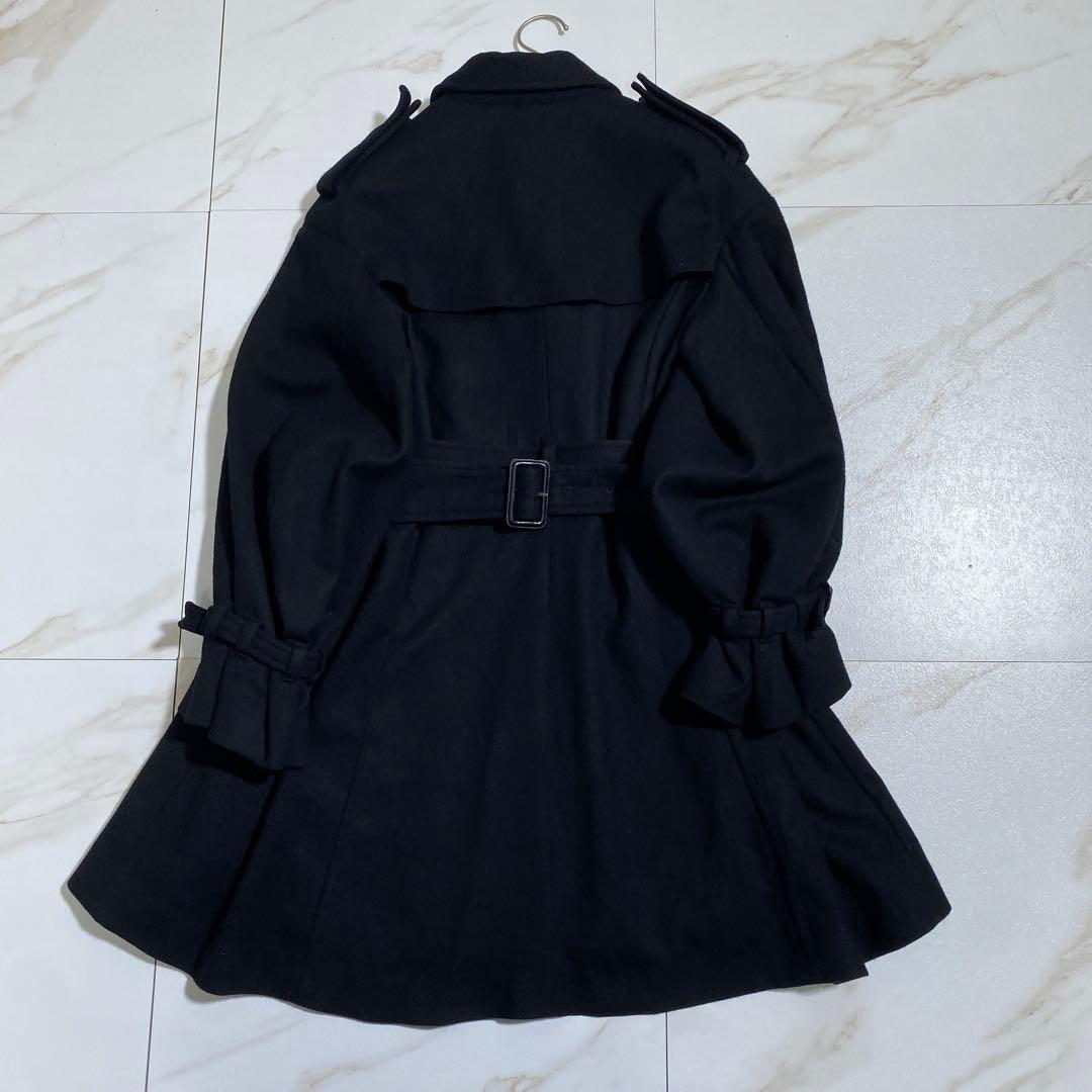 希少♡IROFUSI ヨウジヤナギサワ ウール トレンチコート ボリューム袖