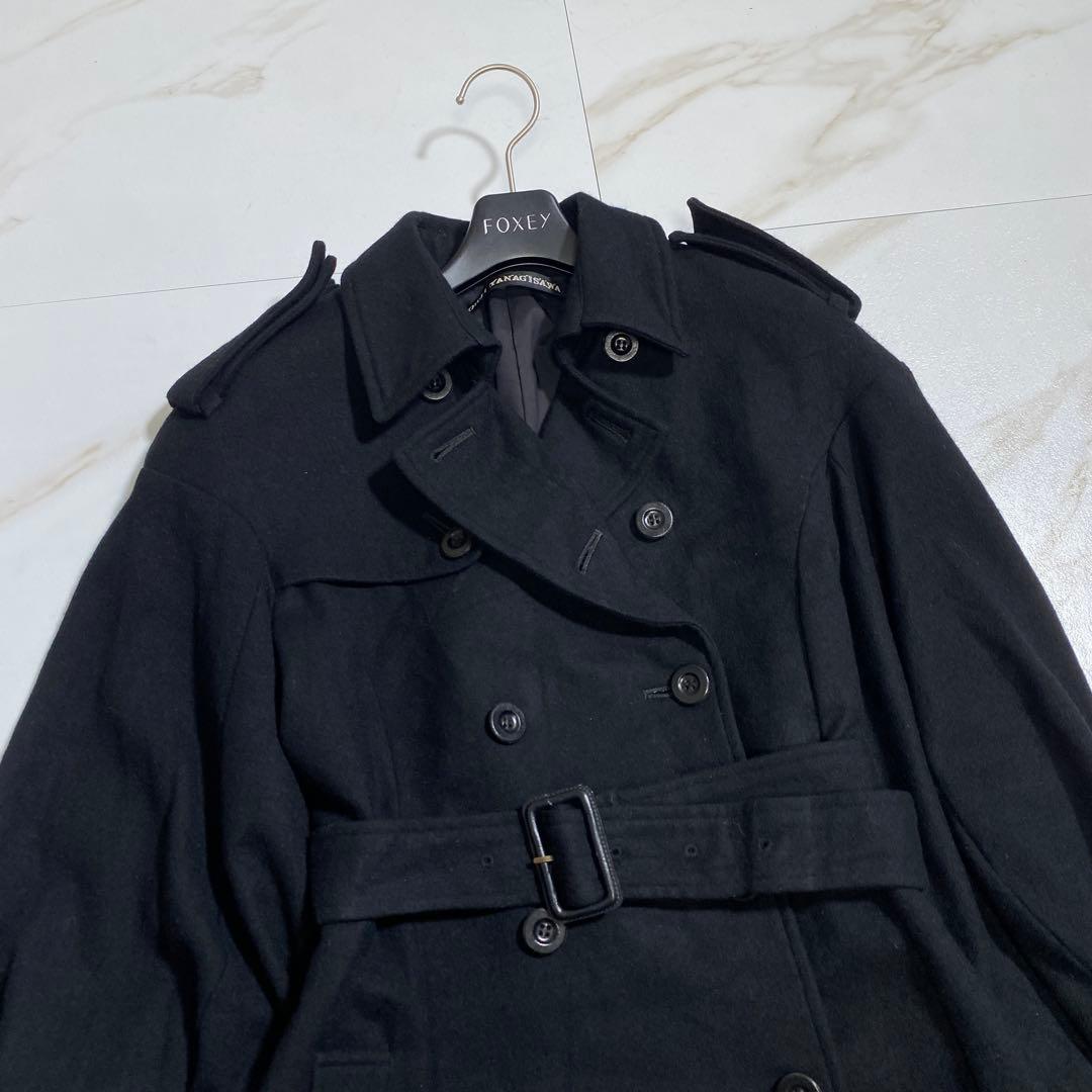 希少♡IROFUSI ヨウジヤナギサワ ウール トレンチコート ボリューム袖