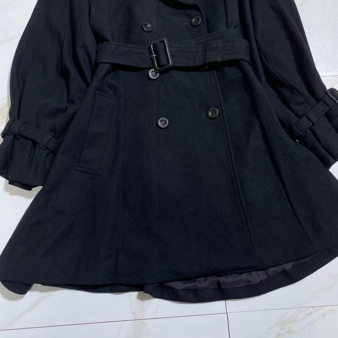 希少♡IROFUSI ヨウジヤナギサワ ウール トレンチコート ボリューム袖