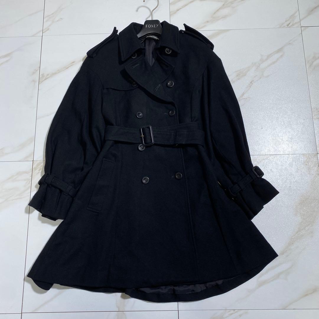 希少♡IROFUSI ヨウジヤナギサワ ウール トレンチコート ボリューム袖