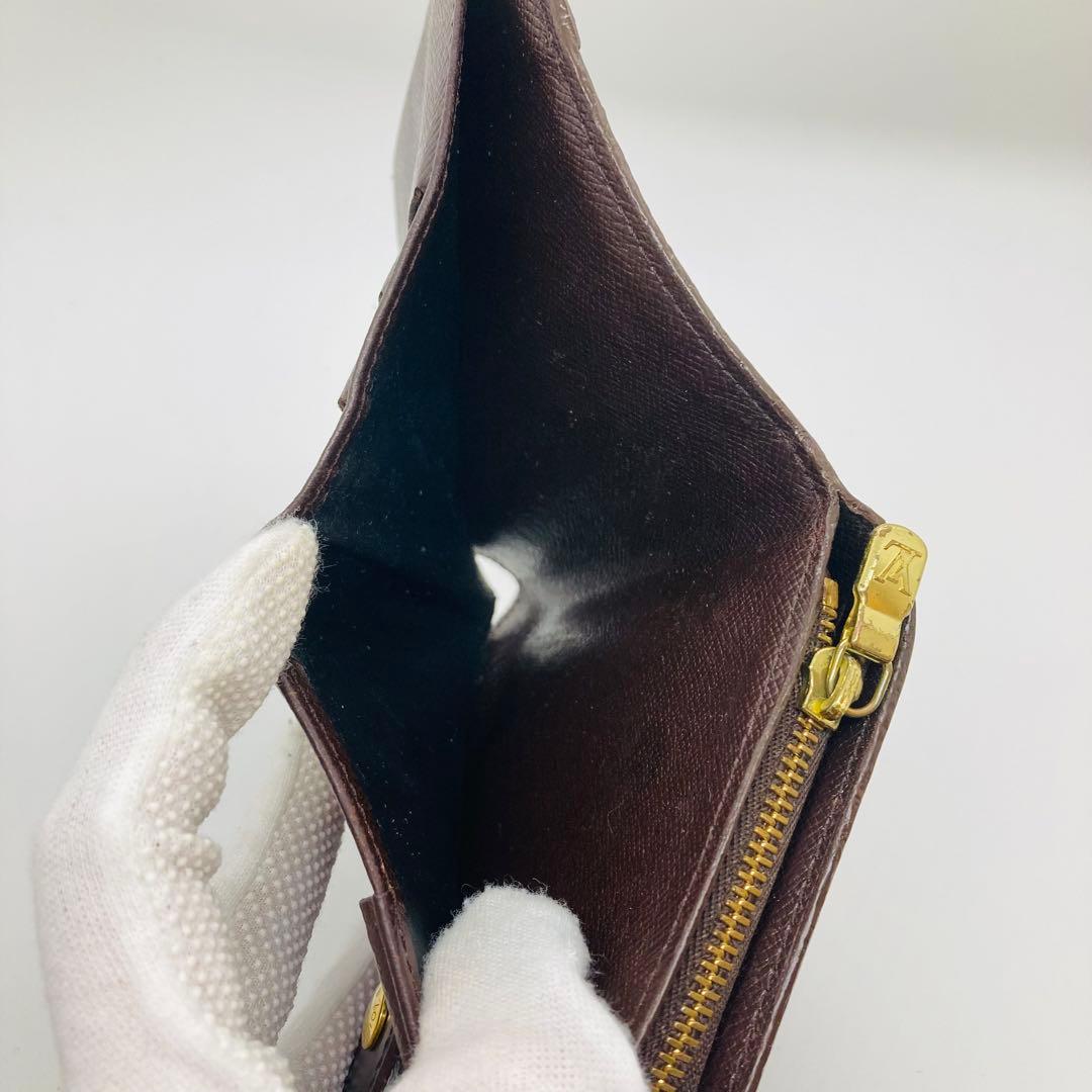 LOUIS VUITTON ルイヴィトン ダミエ 二つ折り財布 A702