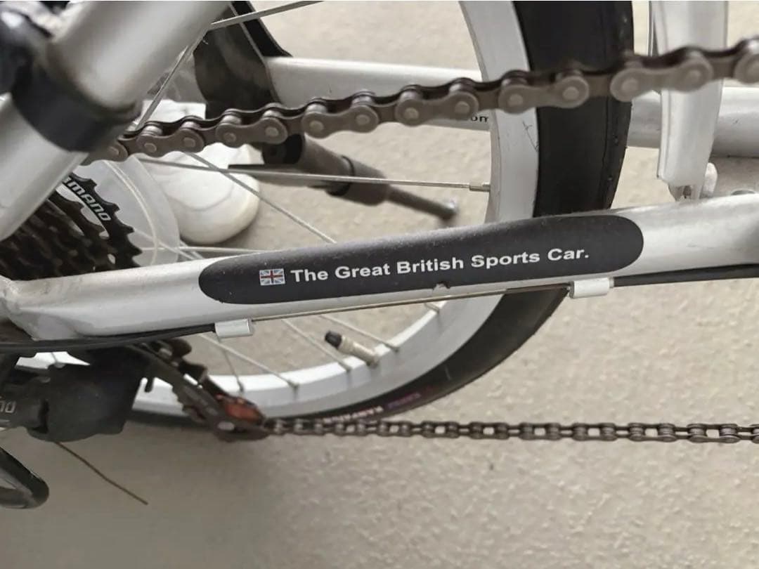 【受け取り限定】 MINI 折りたたみ自転車 シルバー