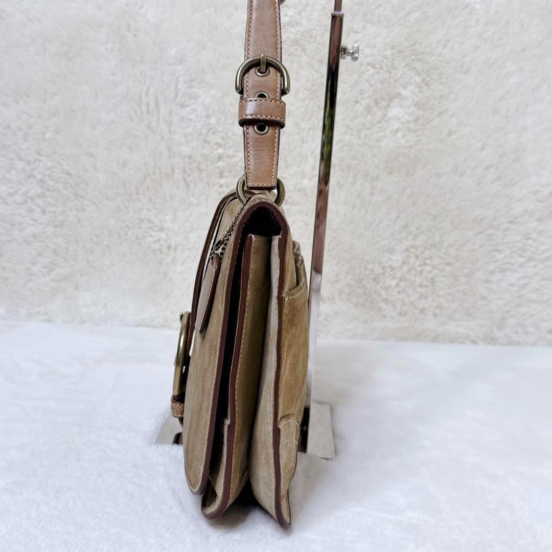 バッグ COACH Soho Suede Shoulder Accessory Bag