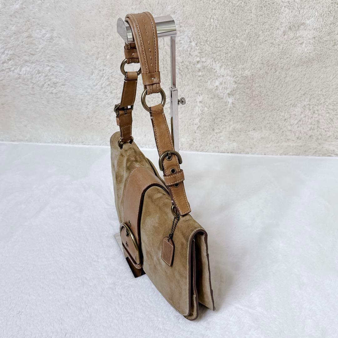 バッグ COACH Soho Suede Shoulder Accessory Bag