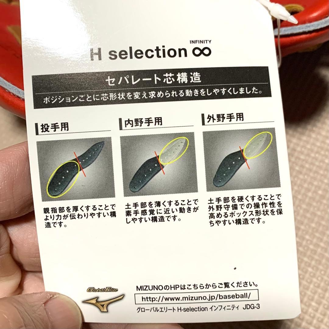 新品　グローバルエリート限定品　一般硬式内野手用グラブ　10周年記念モデル