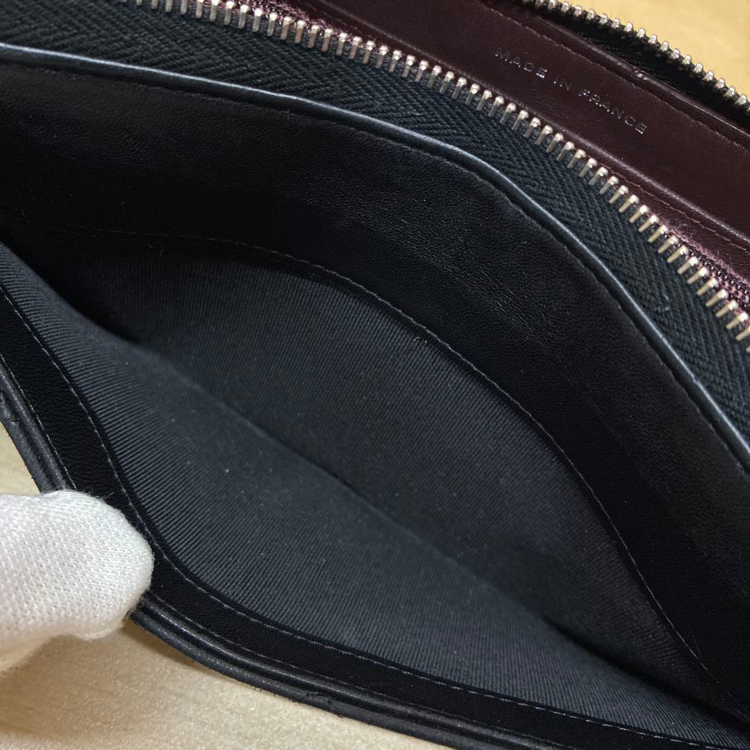 CHANEL シャネル　長財布　マトラッセ　ラムスキン　ココマーク　ブラック