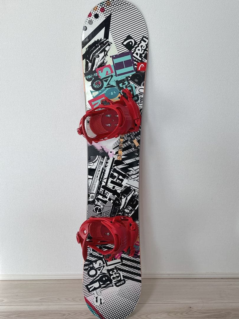 HEAD スノーボードセット 142cm ビンディング付き　2点セット