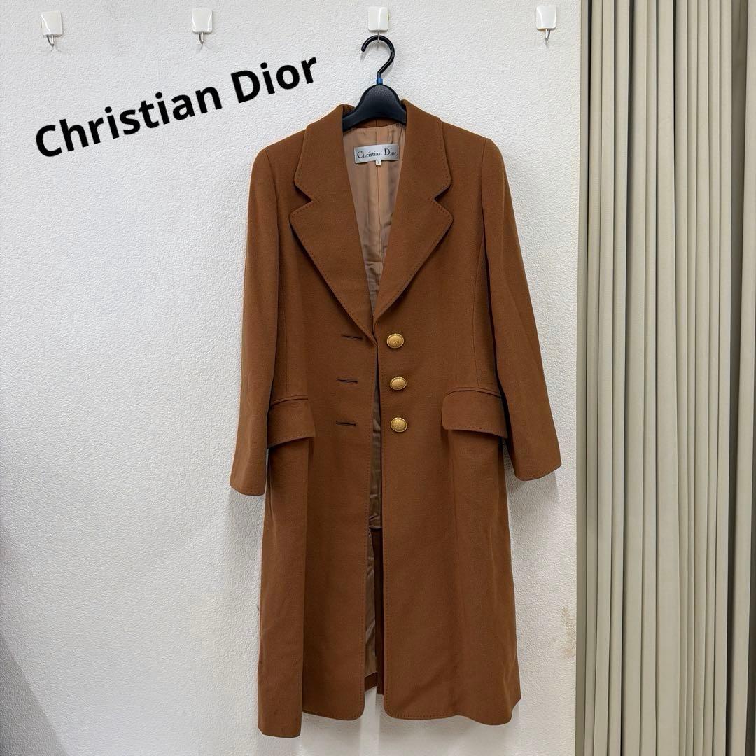クリスチャンディオール　ヴィンテージ　カシミヤコート