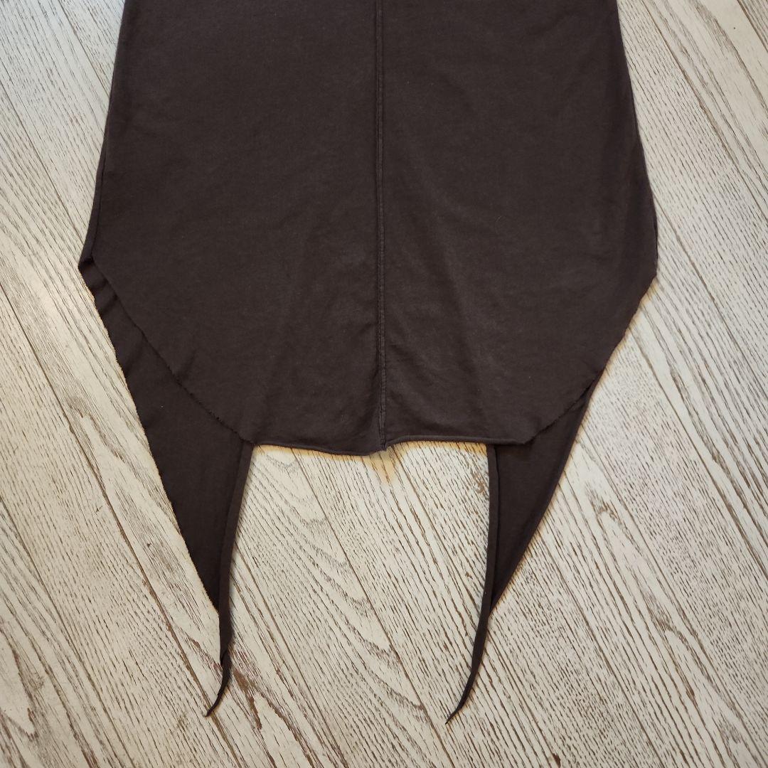 ☆彡リックオウエンス スラブ ダークブラウンロングカットソータンクトップS