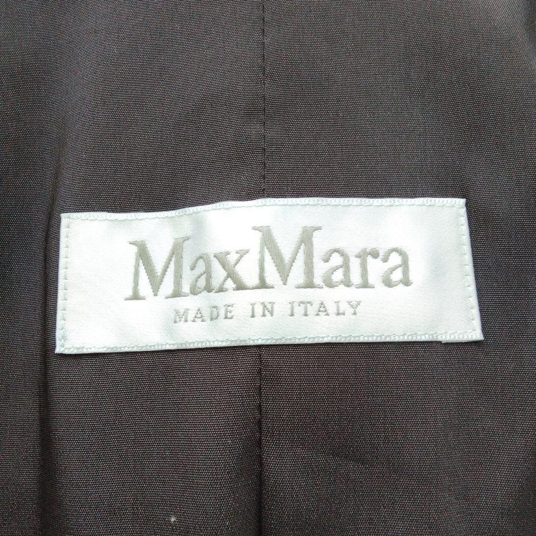 大きいサイズ❉ マックスマーラ テーラードジャケット 白タグ ウールシルク 44