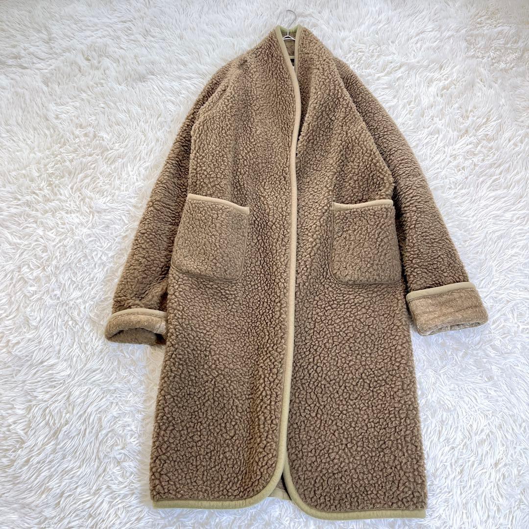 コールドブレーカー ジャーナルスタンダード ウール100 ボアガウン コート