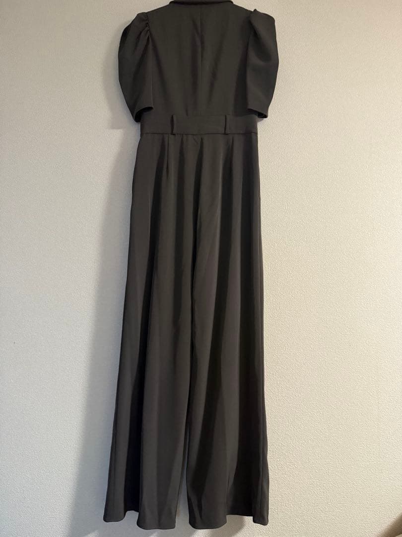 anuans テーラードオールインワン （CHARCOALGREY）