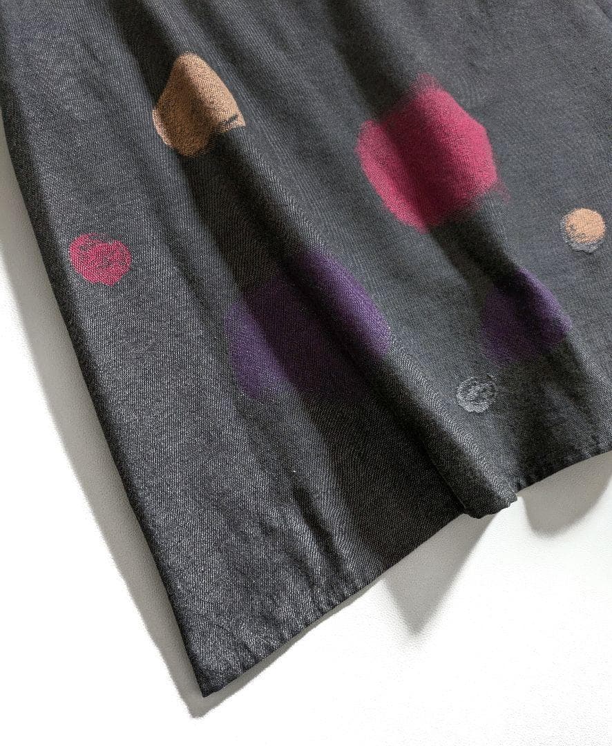 アコーレ レフルイ／日本製コットンウール カラフルドットワンピース 近年もの