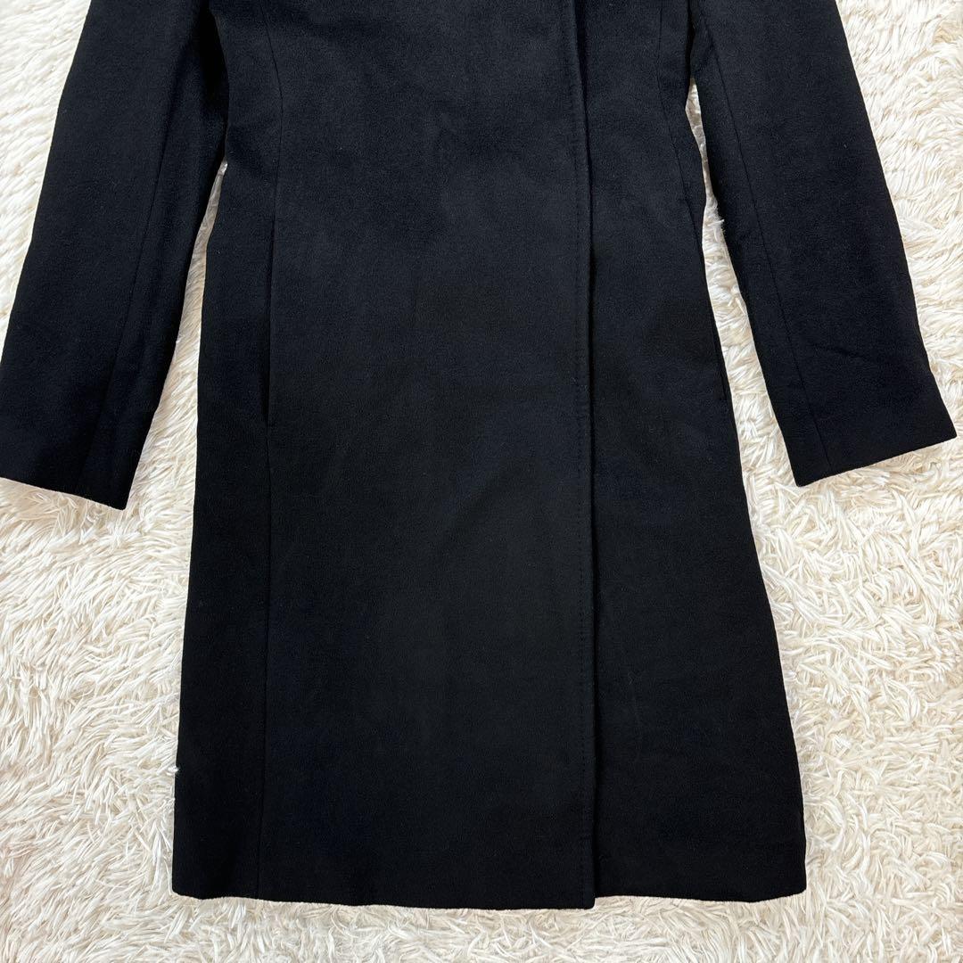 INÉD カシミヤ100% ブラック ロング コート