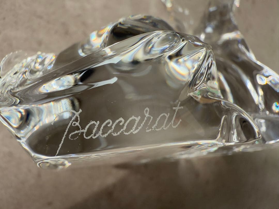 【極美品】　バカラ　馬　置物　フィギュア　干支　高級